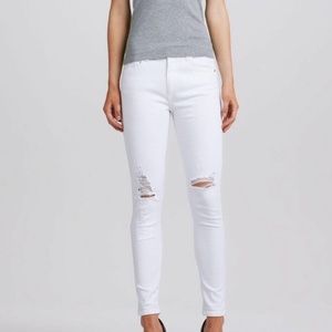 Joe's Jeans White Distressed 27